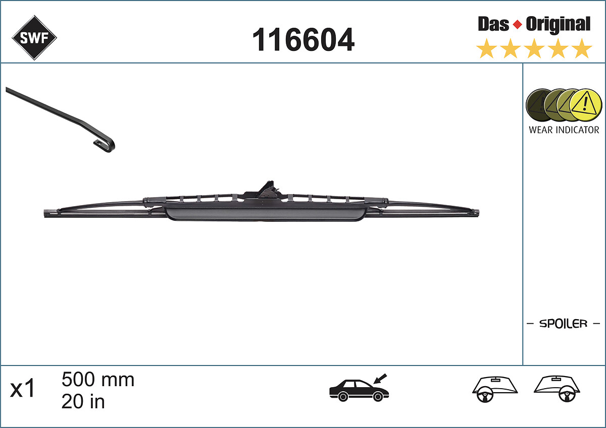 Lamela stergator SWF 116604